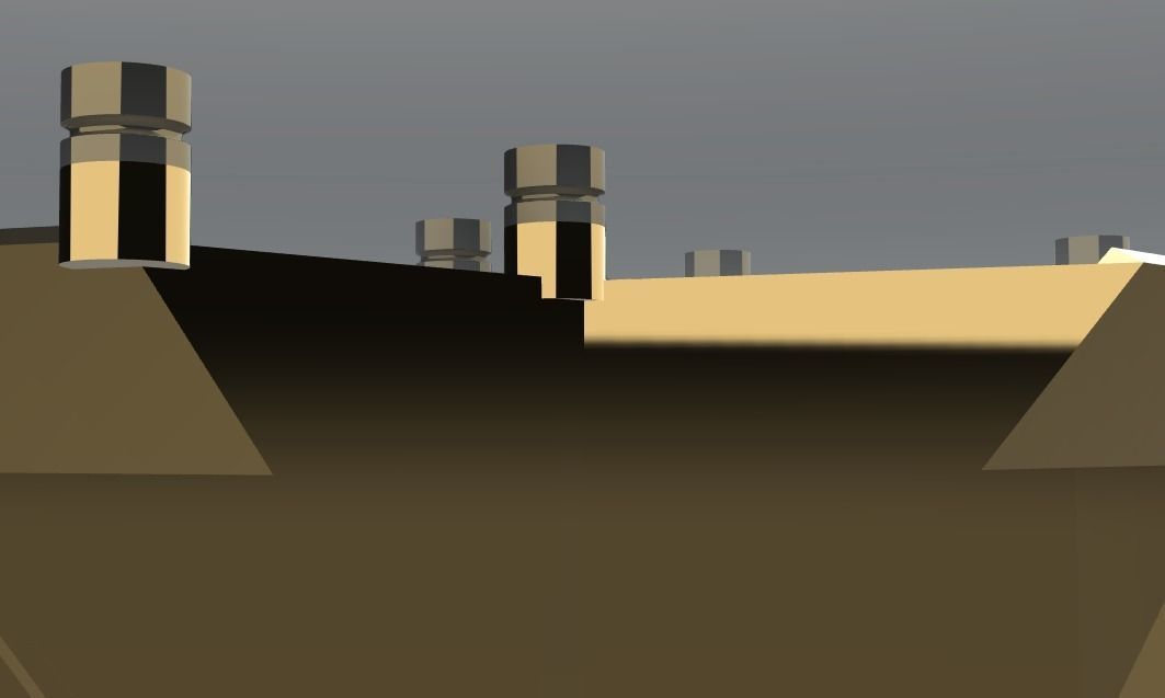 Dining table 3D model Low-poly 3D model_3