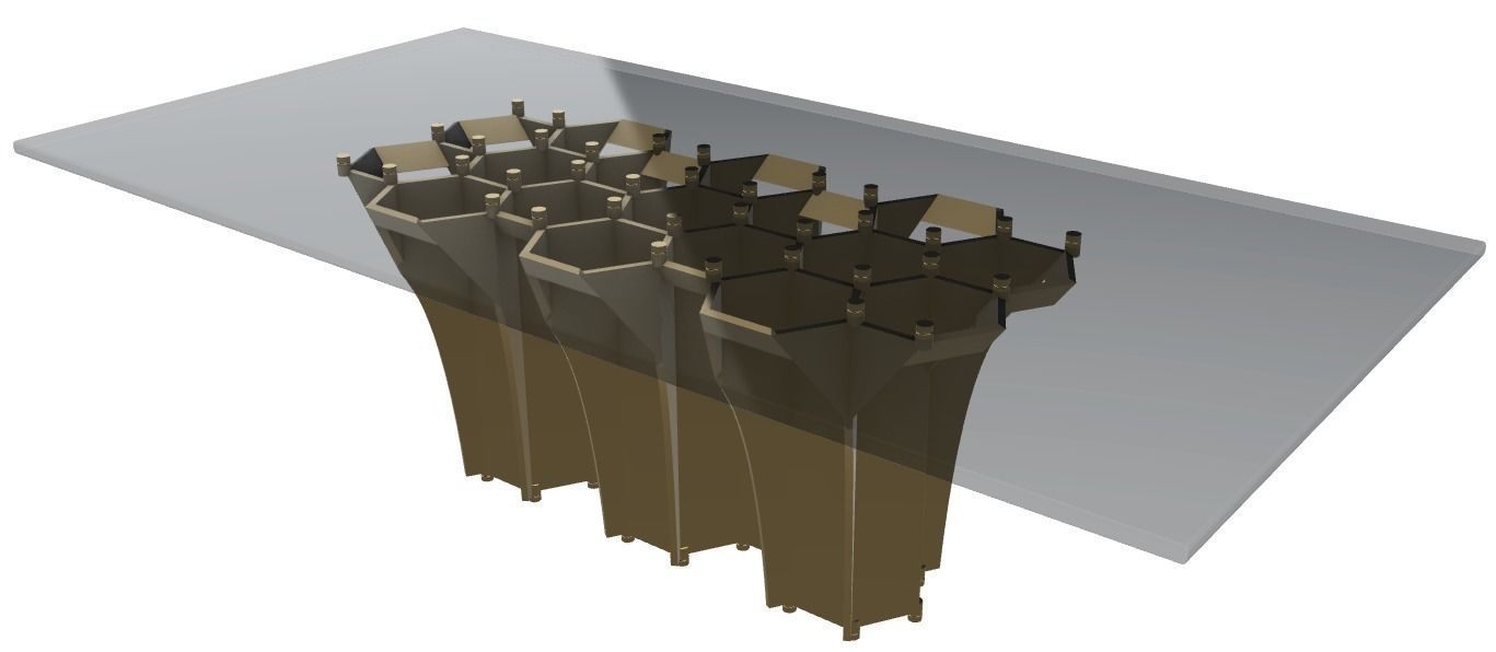 Dining table 3D model Low-poly 3D model_4