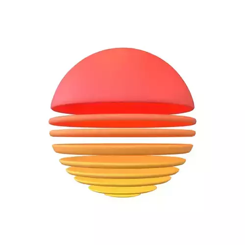 Retro Sun Icon v2 001
