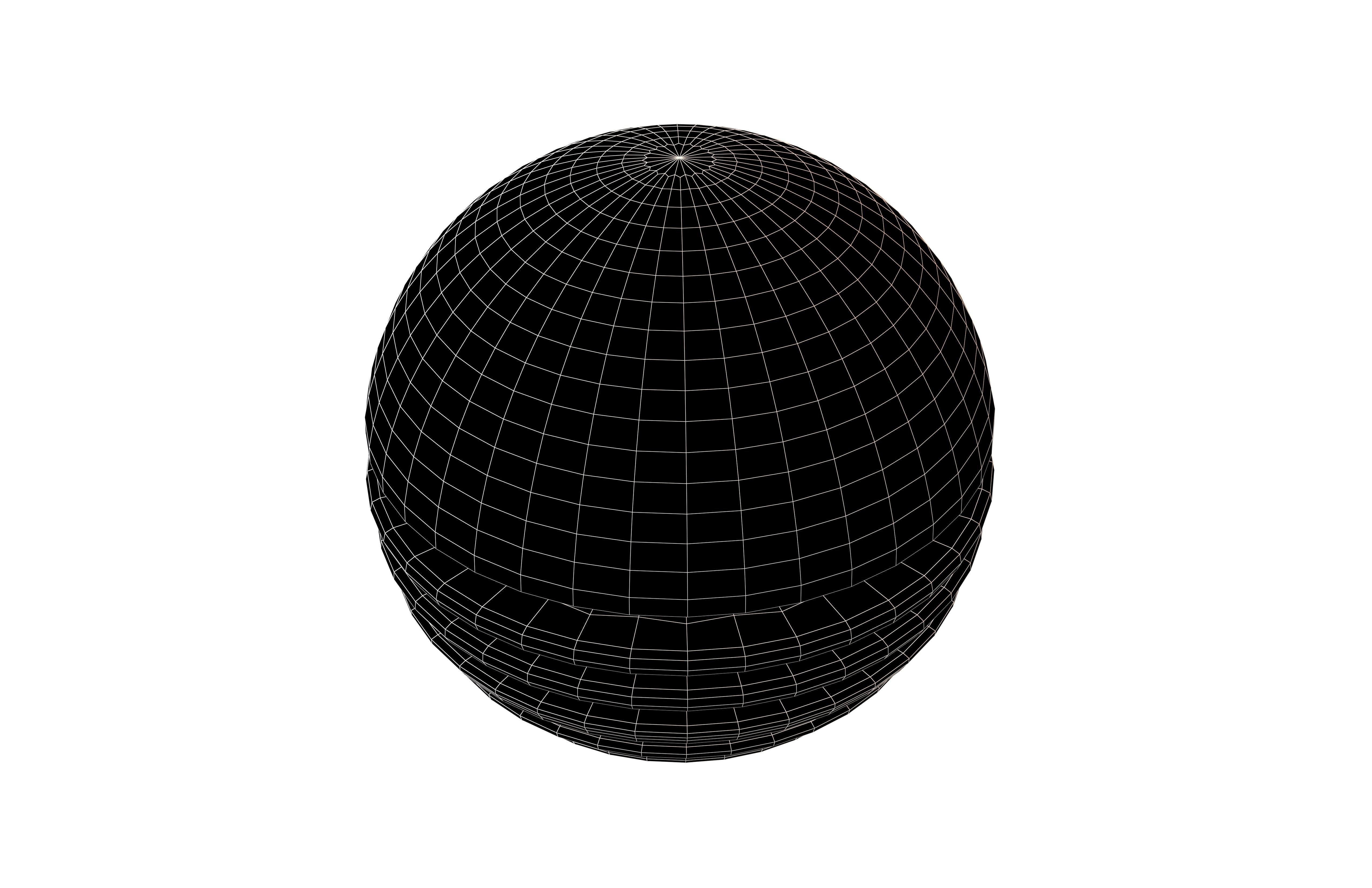 Retro Sun Icon v2 002 Low-poly 3D model_4