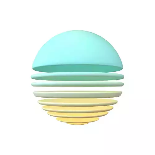 Retro Sun Icon v2 004