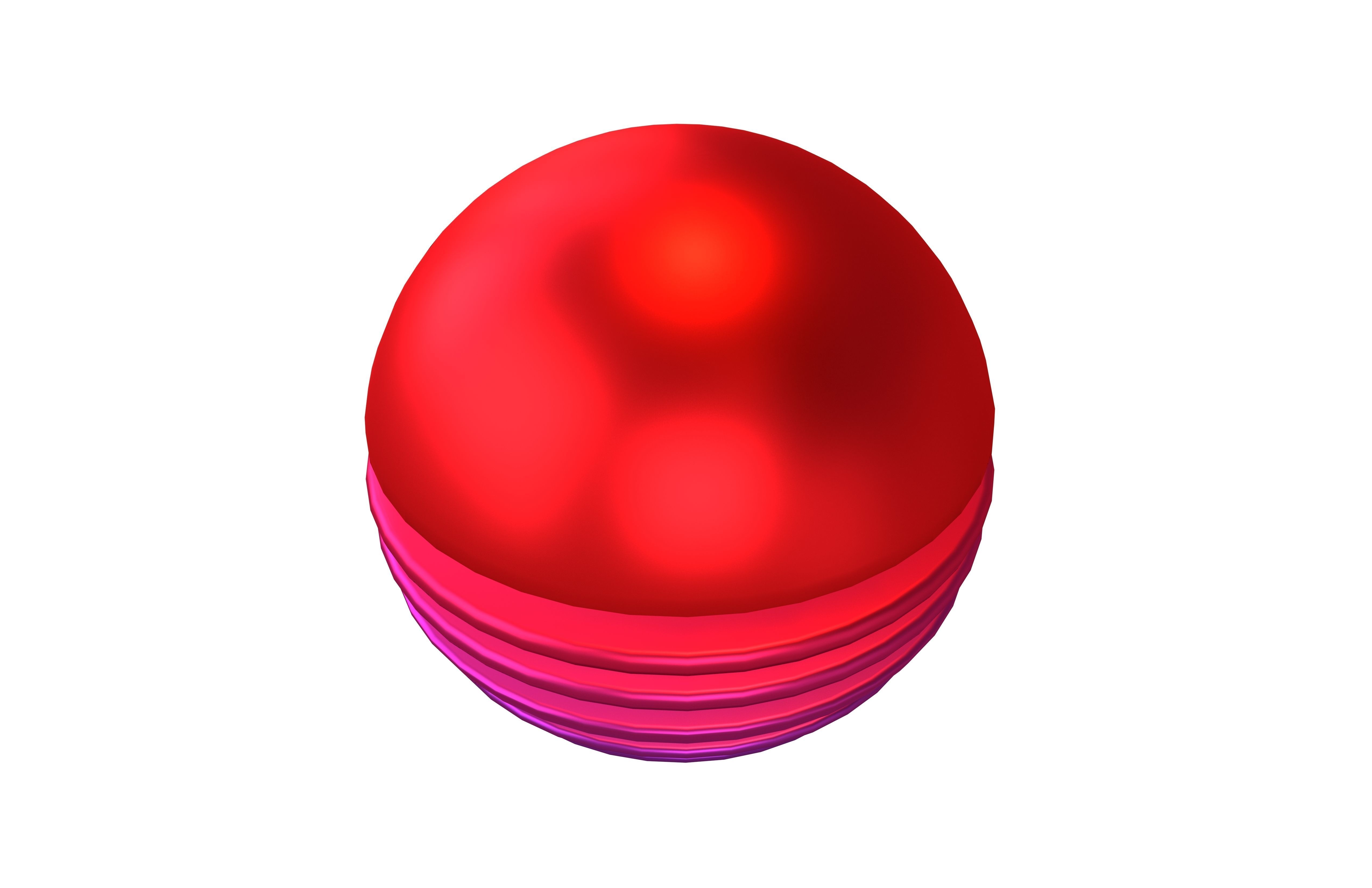 Retro Sun Icon v2 007 Low-poly 3D model_1