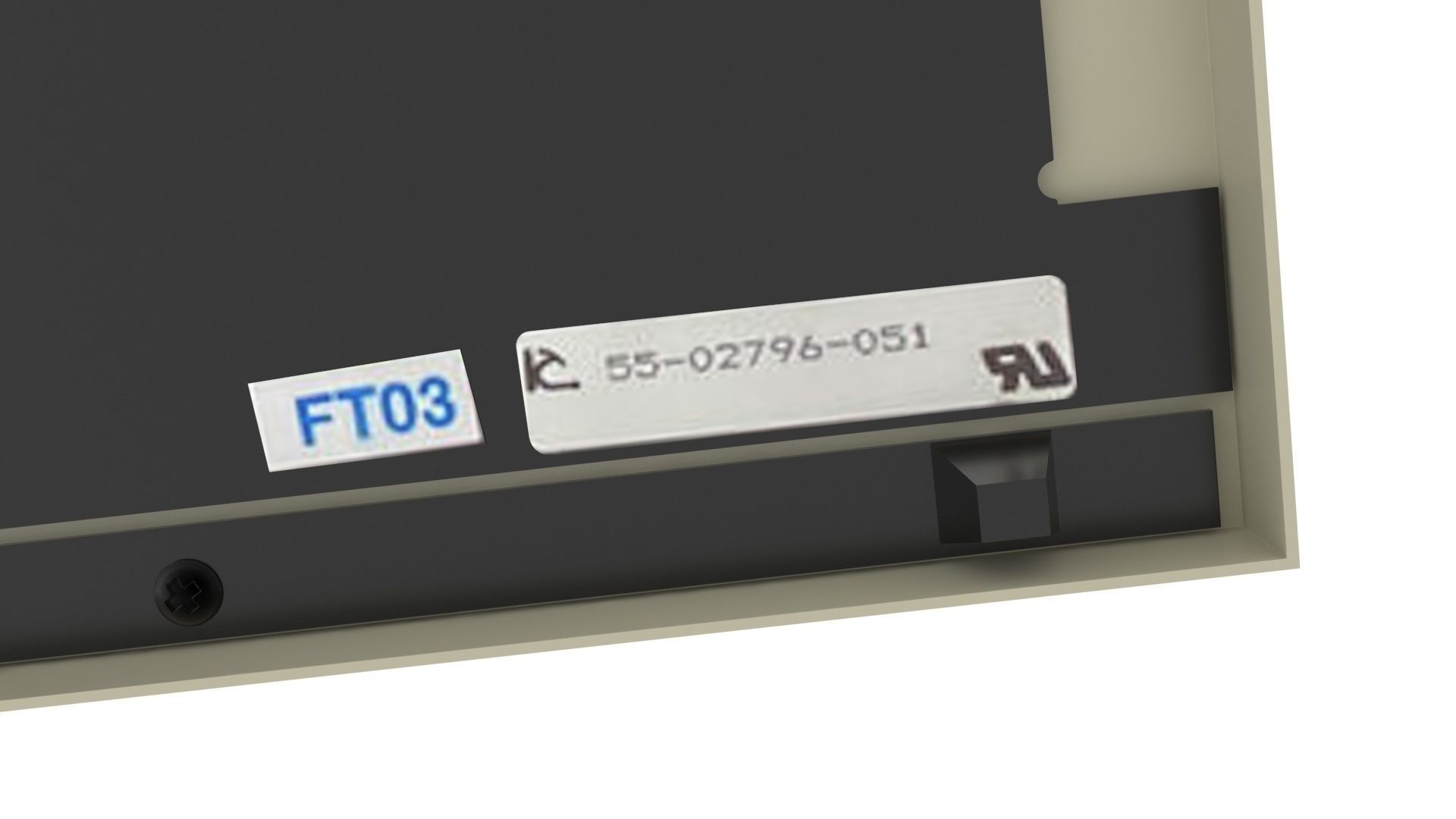 Retro Computer Keyboard 3D model_7