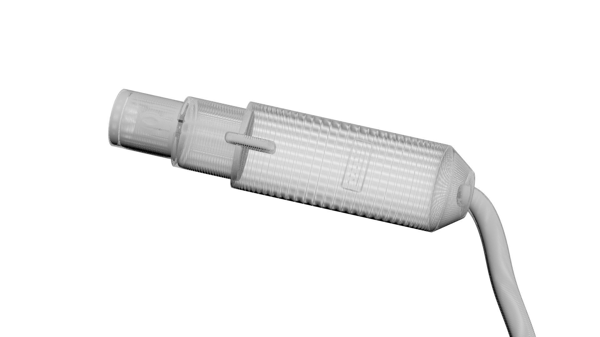 Retro Computer Keyboard 3D model_28