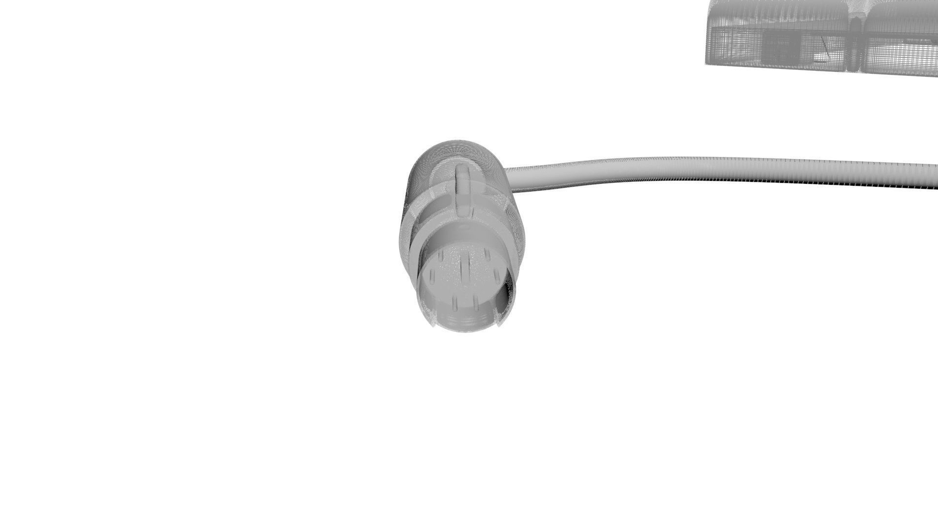 Retro Computer Keyboard 3D model_29