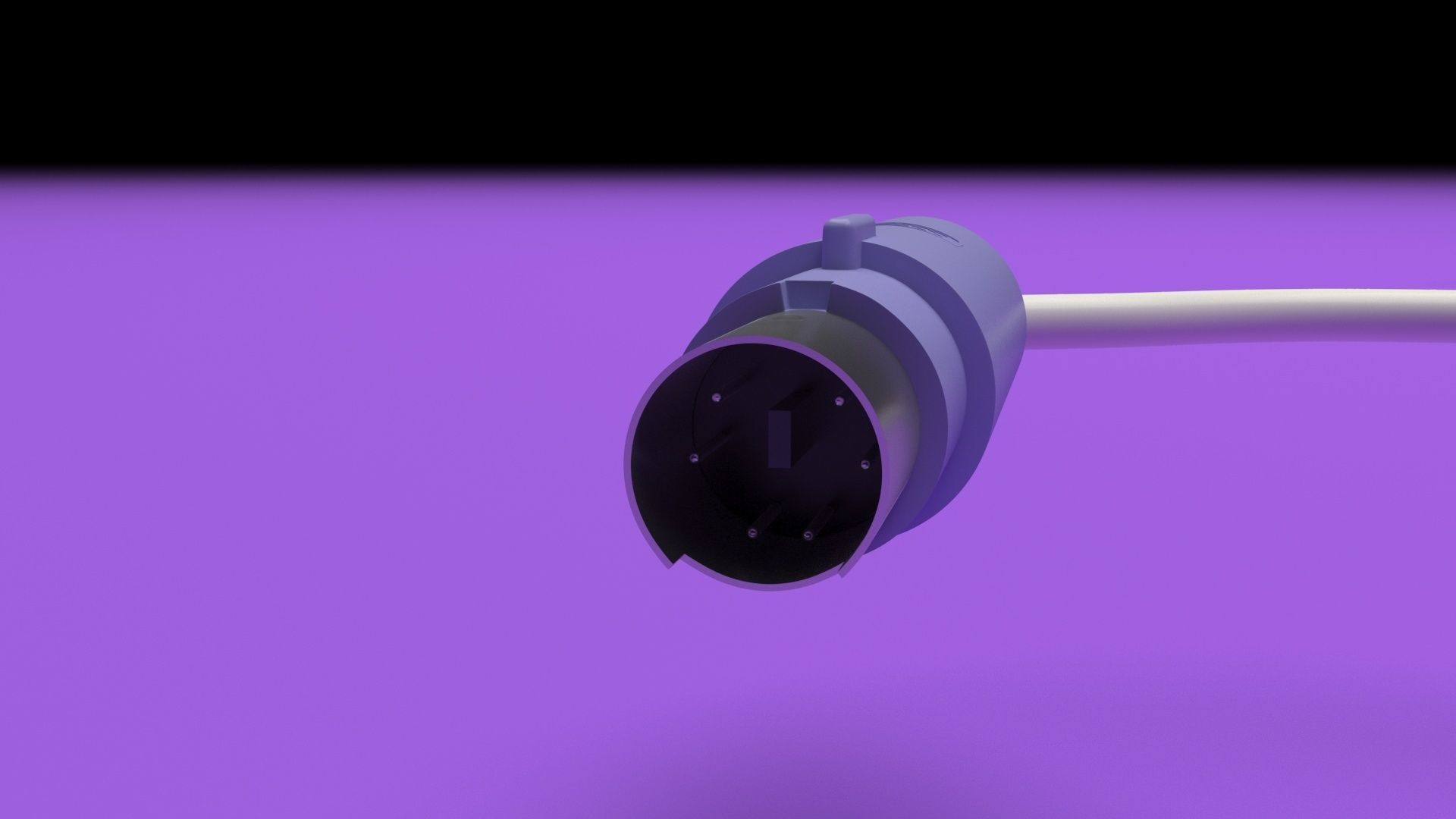 Retro Computer Keyboard 3D model_34