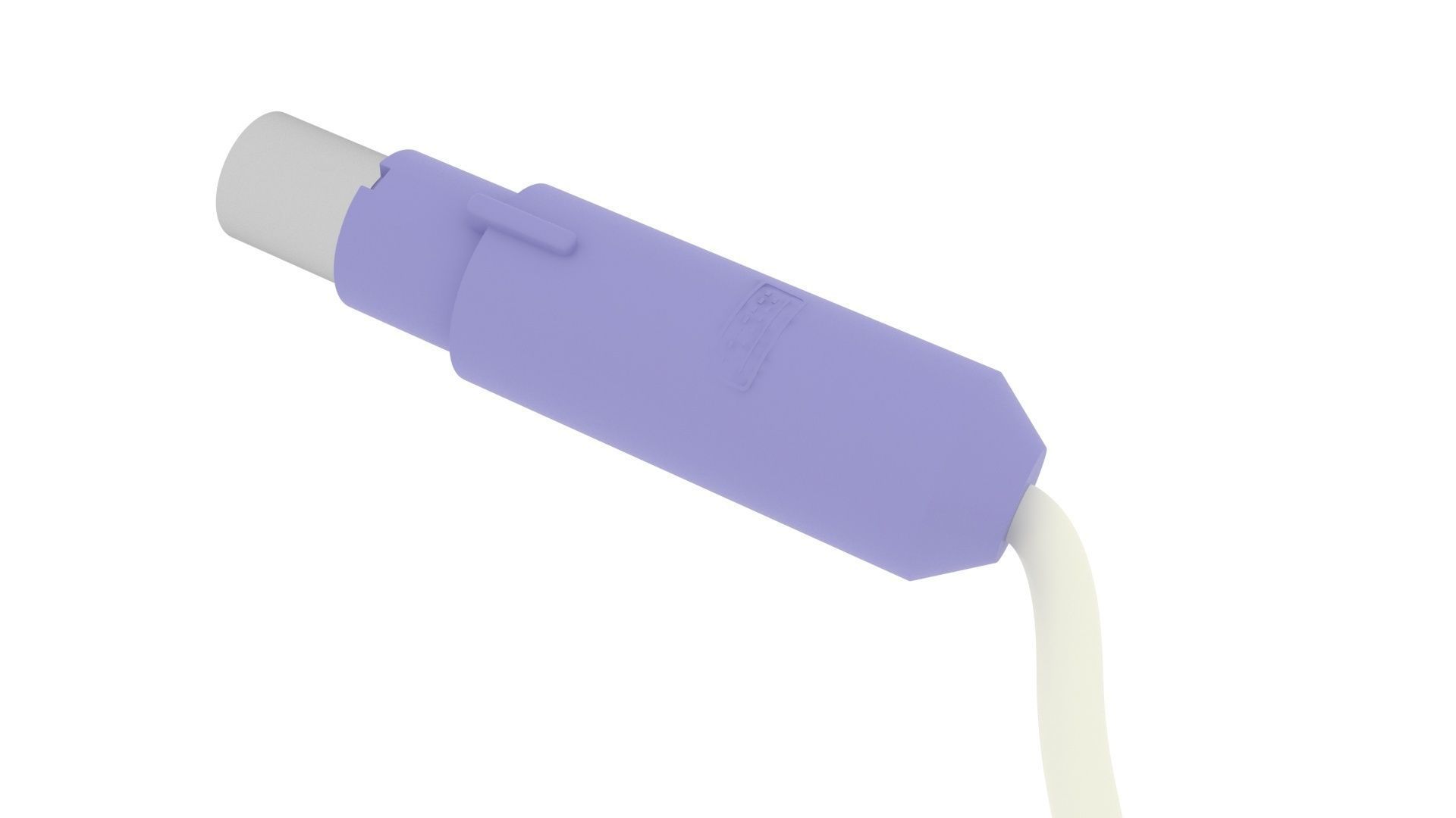 Retro Computer Keyboard 3D model_16