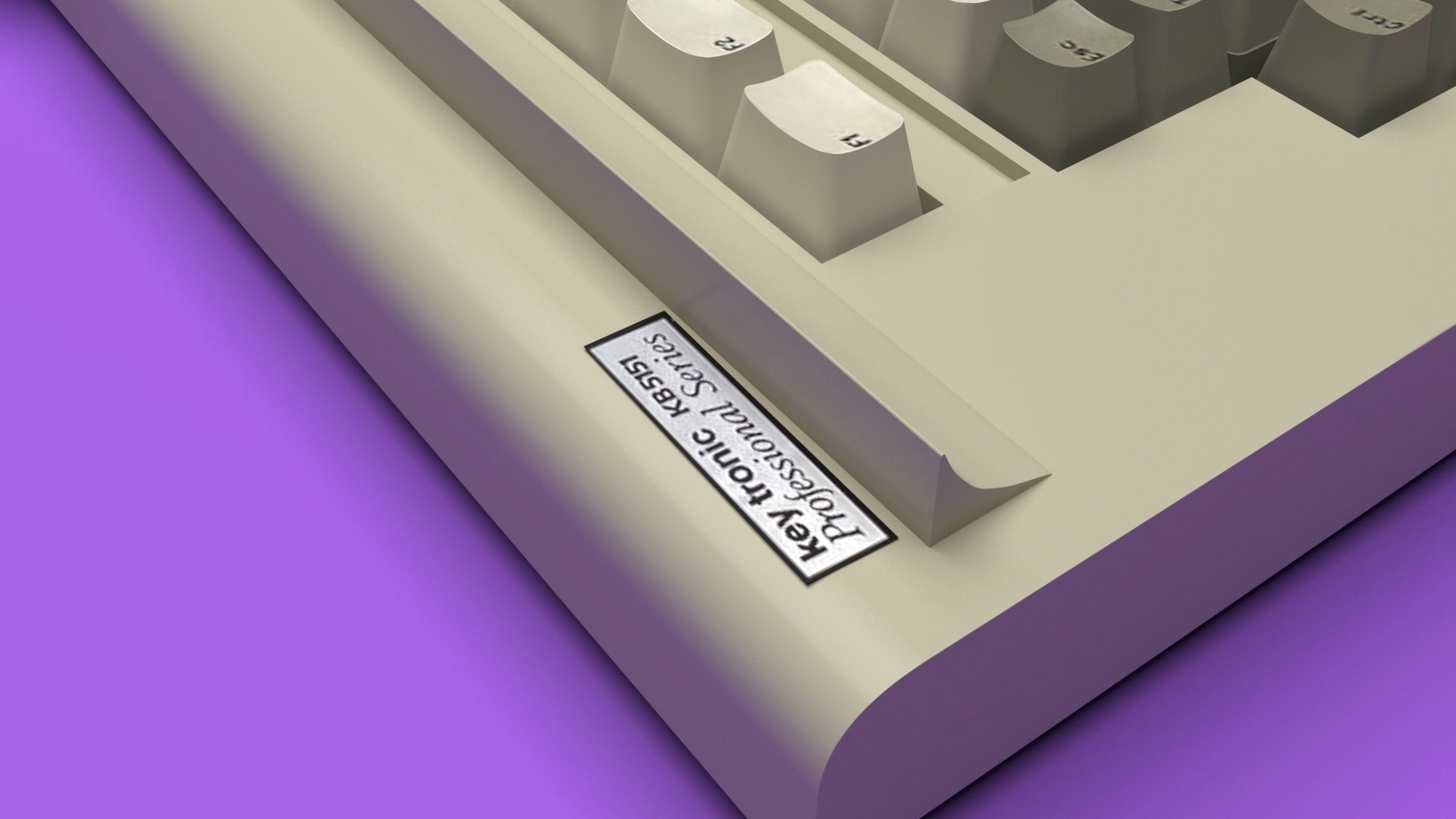 Retro Computer Keyboard 3D model_35
