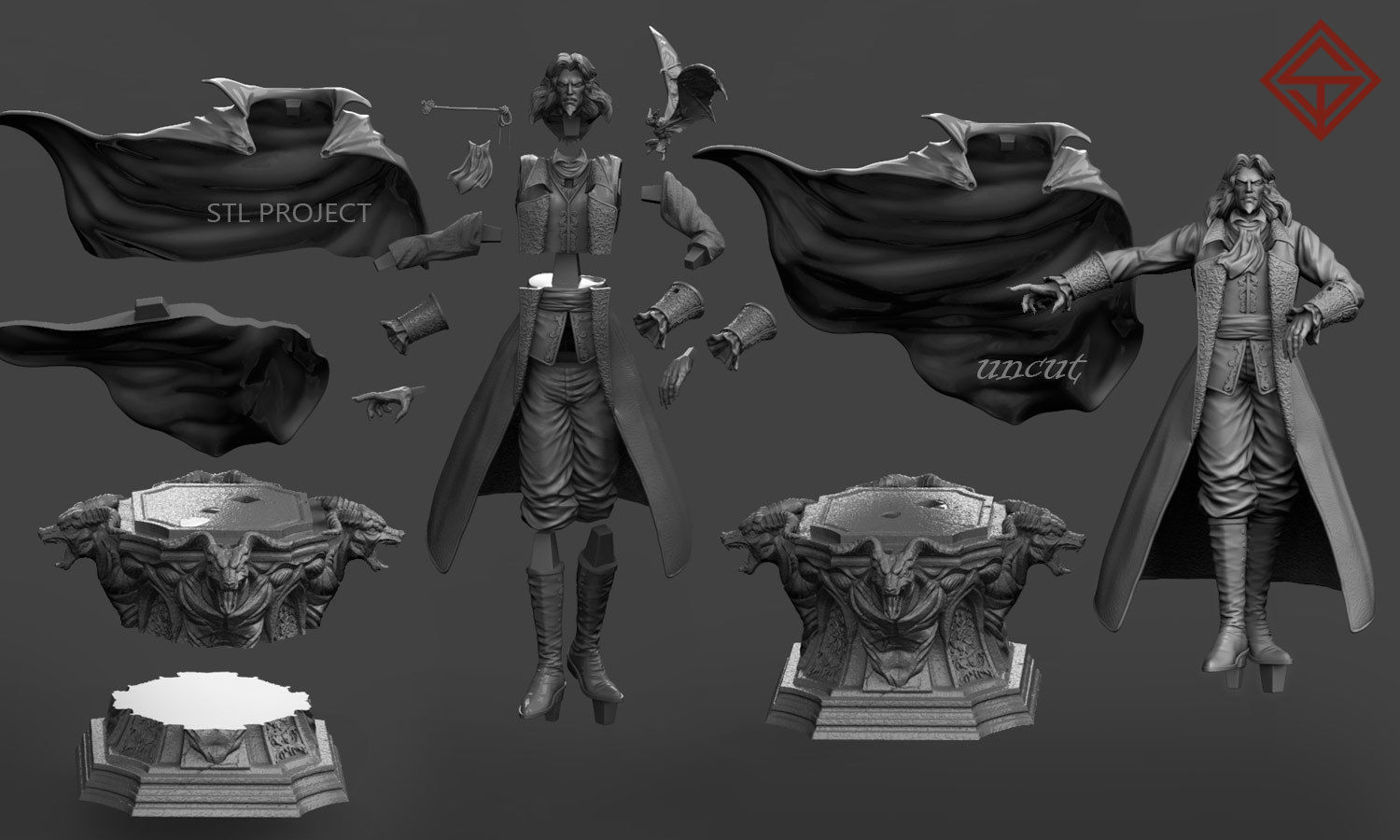Dracula 3D print model_5