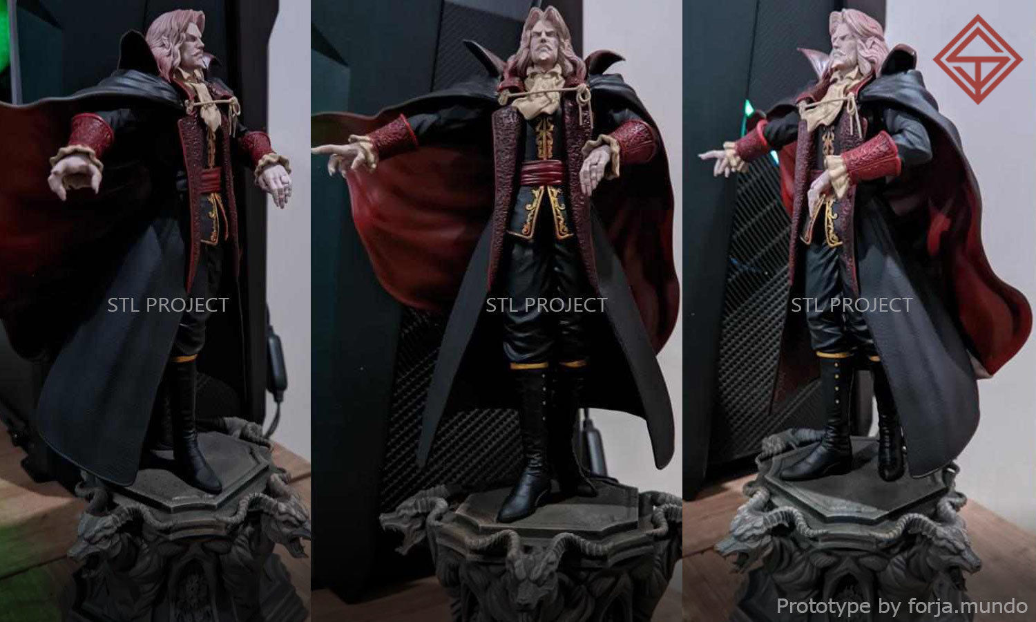 Dracula 3D print model_2