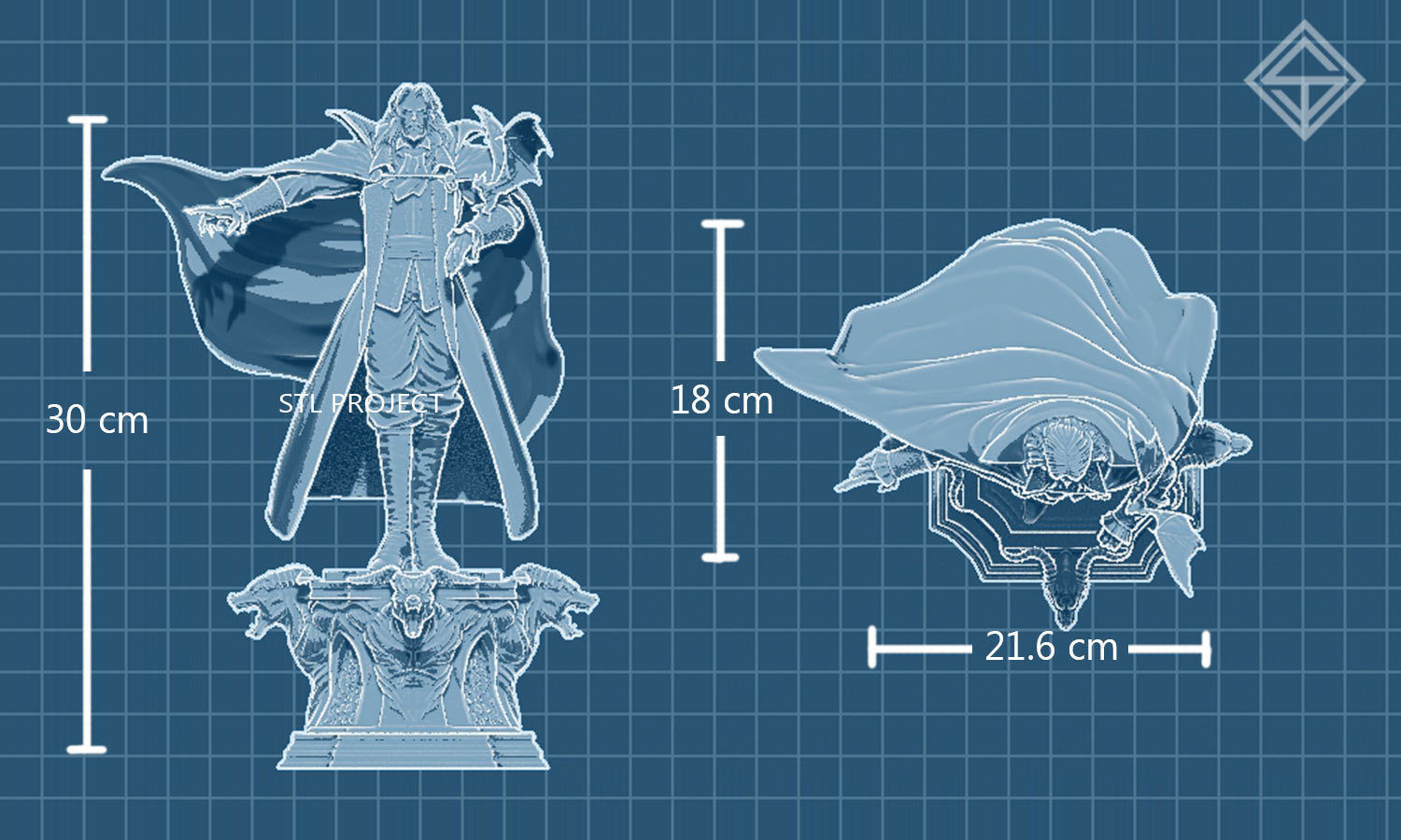 Dracula 3D print model_6