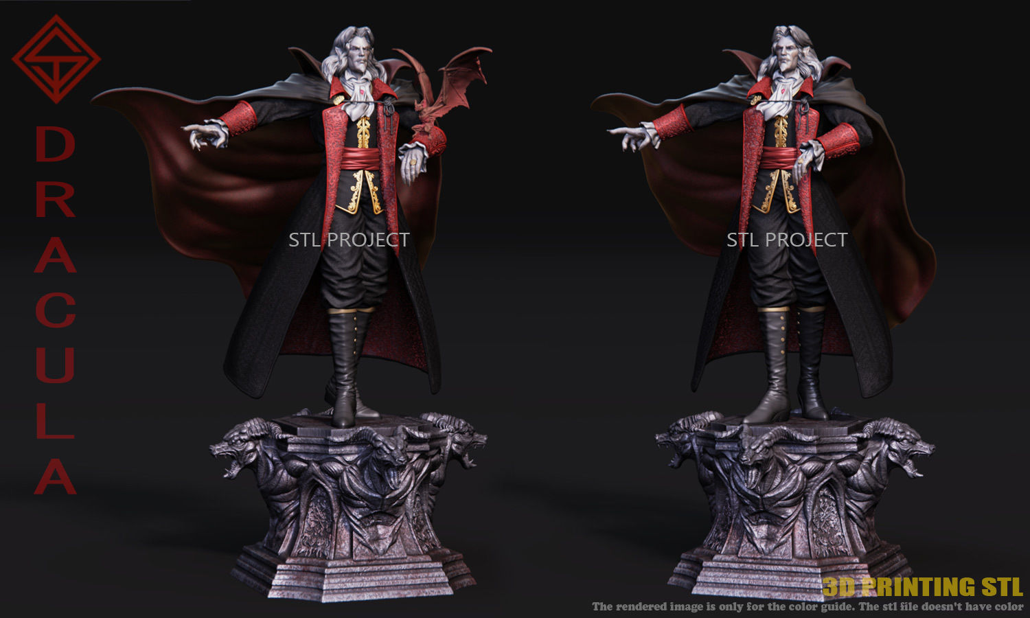 Dracula 3D print model_1