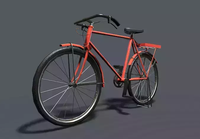 Classic Red Bicycle PBR