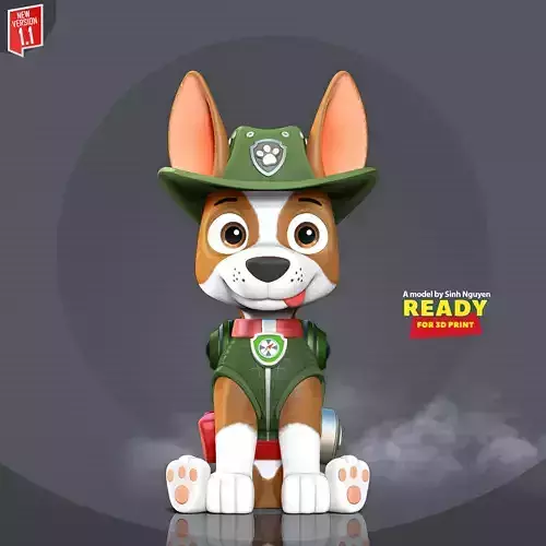 Tracker - Paw Patrol Fanart