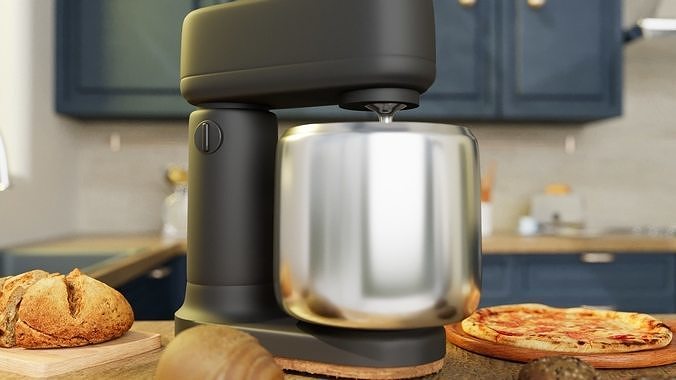 food mixer - blender 3D model 2