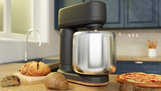 food mixer - blender 3D model 3