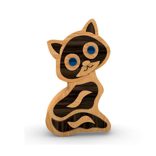 CAT CASSETTE CABINET-BOX 3D model