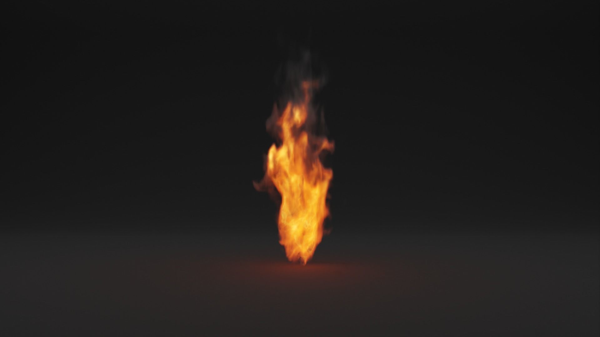 Flame vdb 3D model_2