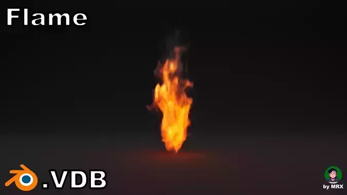 Flame vdb 3D model