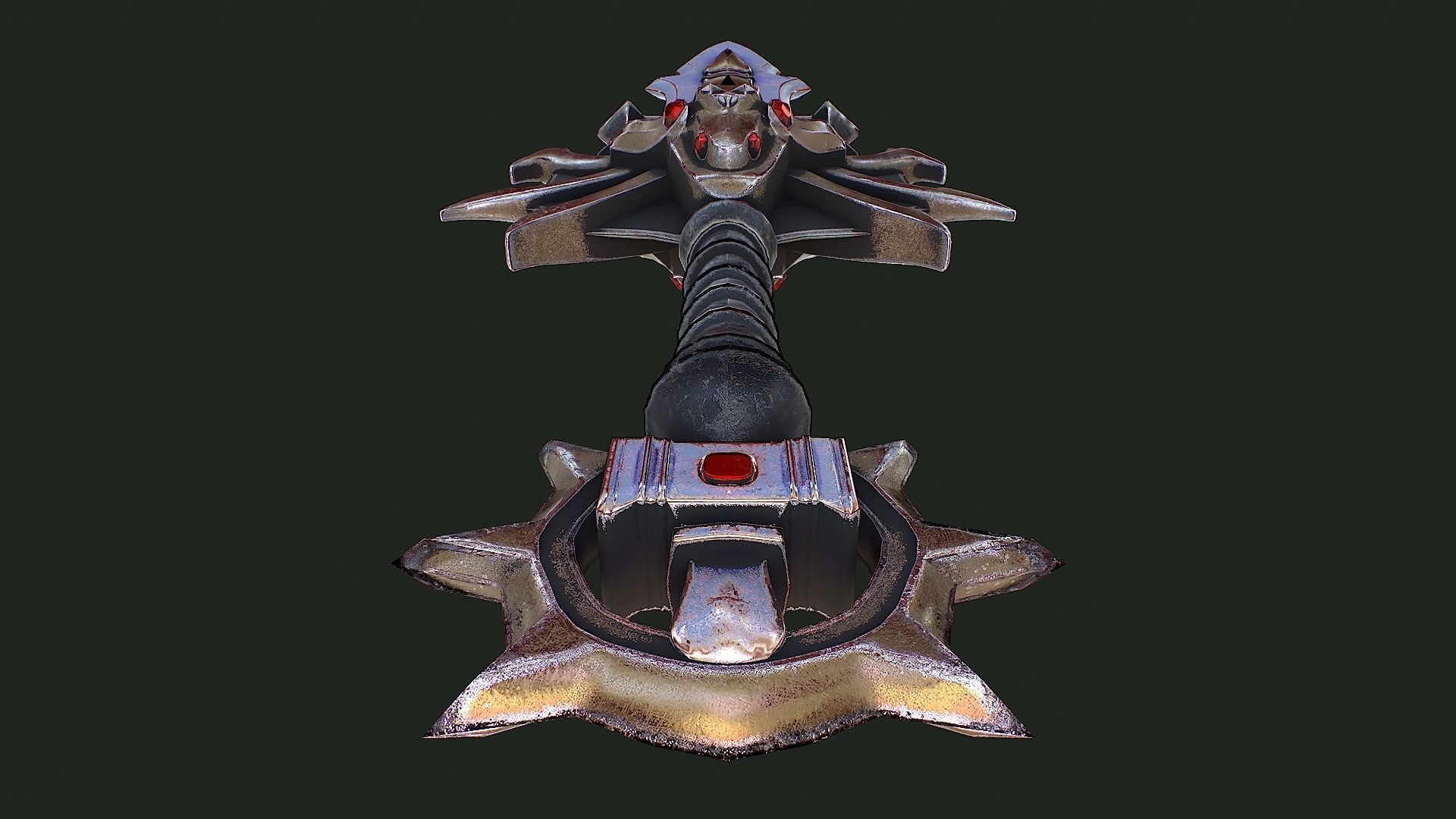 Fantasy Sword 6 3D Model Low-poly 3D model_10