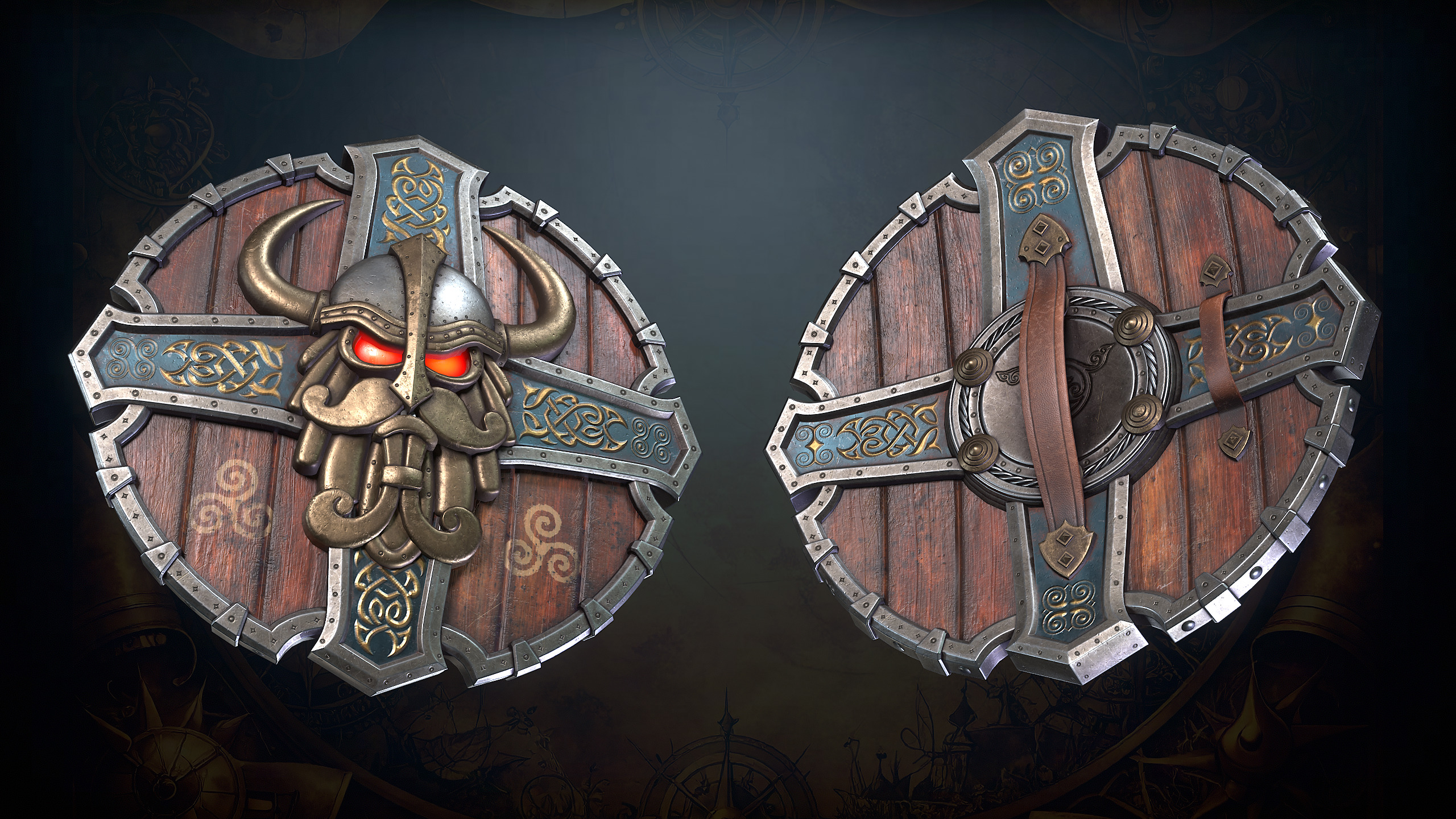 Fantasy Weapons 2 Low-poly 3D model_48