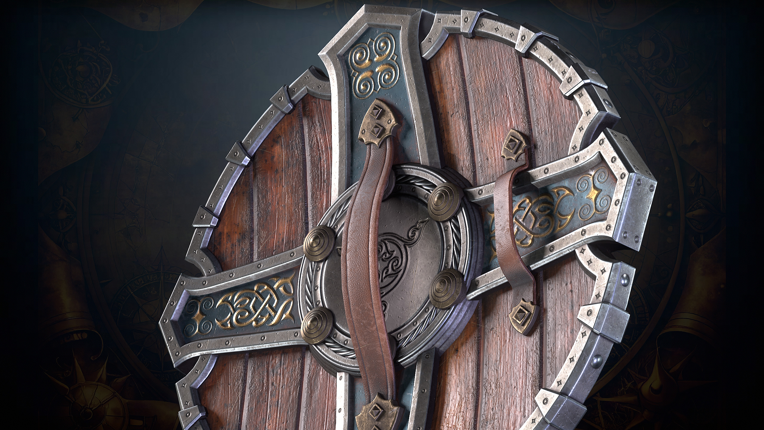 Fantasy Weapons 2 Low-poly 3D model_46