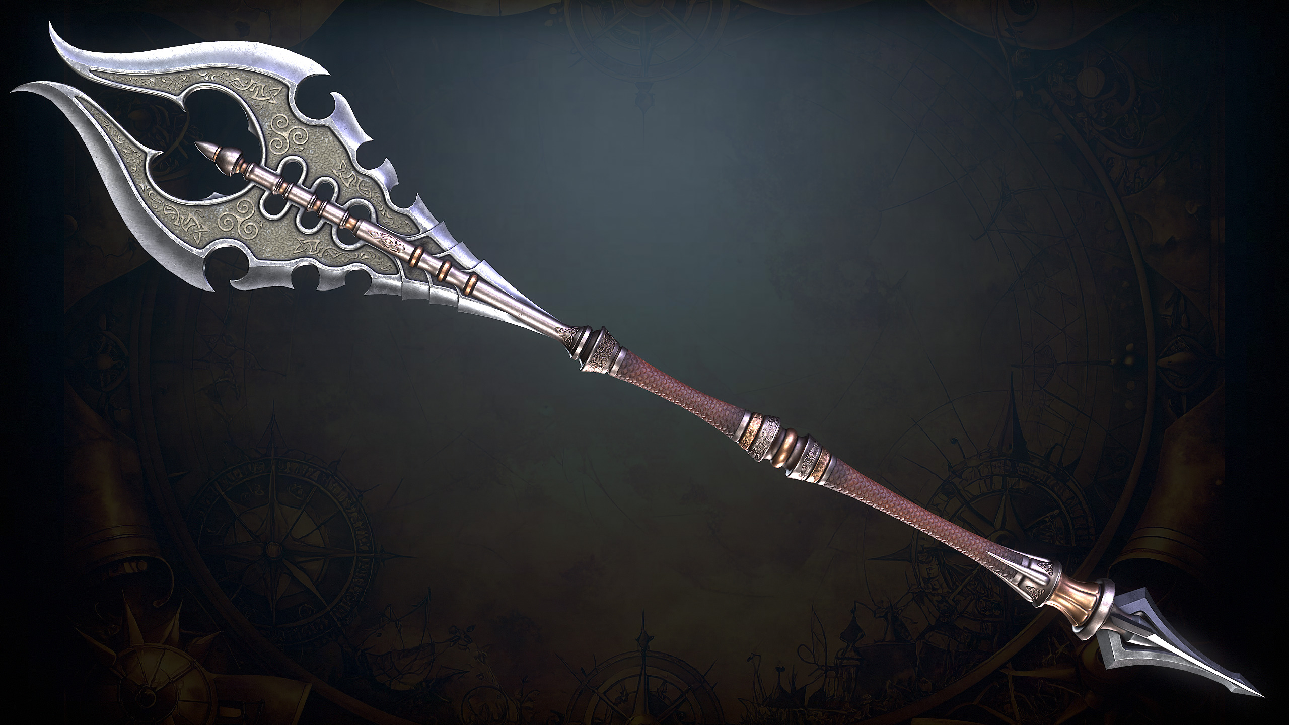 Fantasy Weapons 2 Low-poly 3D model_23