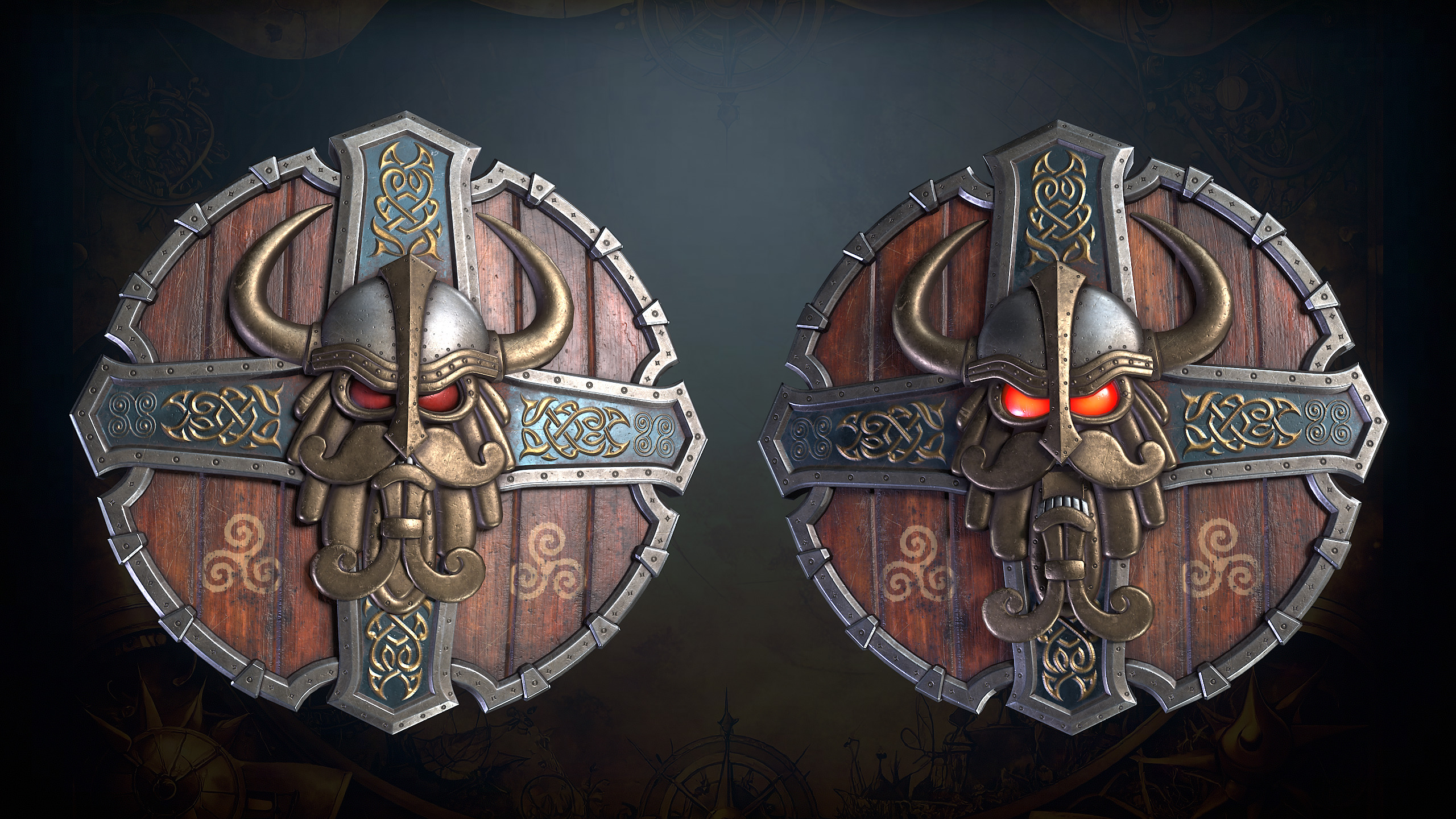 Fantasy Weapons 2 Low-poly 3D model_47