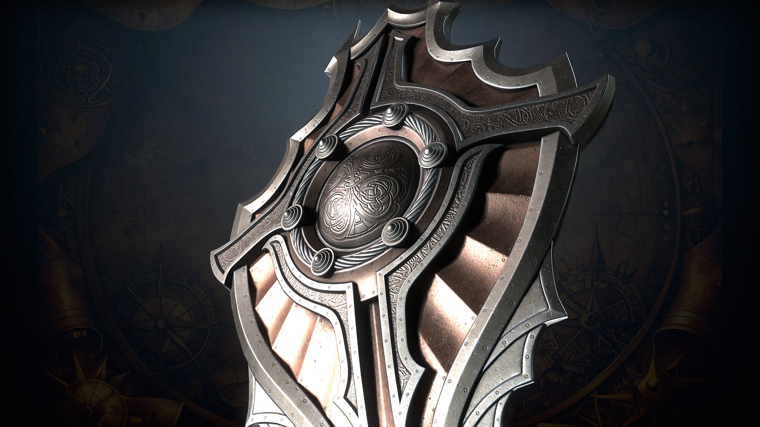 Fantasy Weapons 2 Low-poly 3D model_17