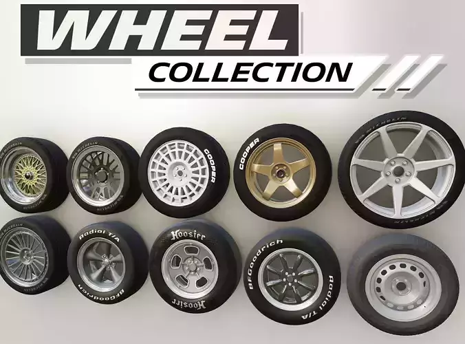 Collection of Wheels and Tires