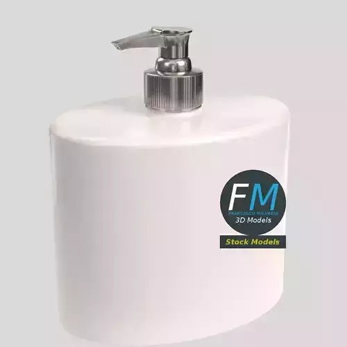 Oval soap dispenser