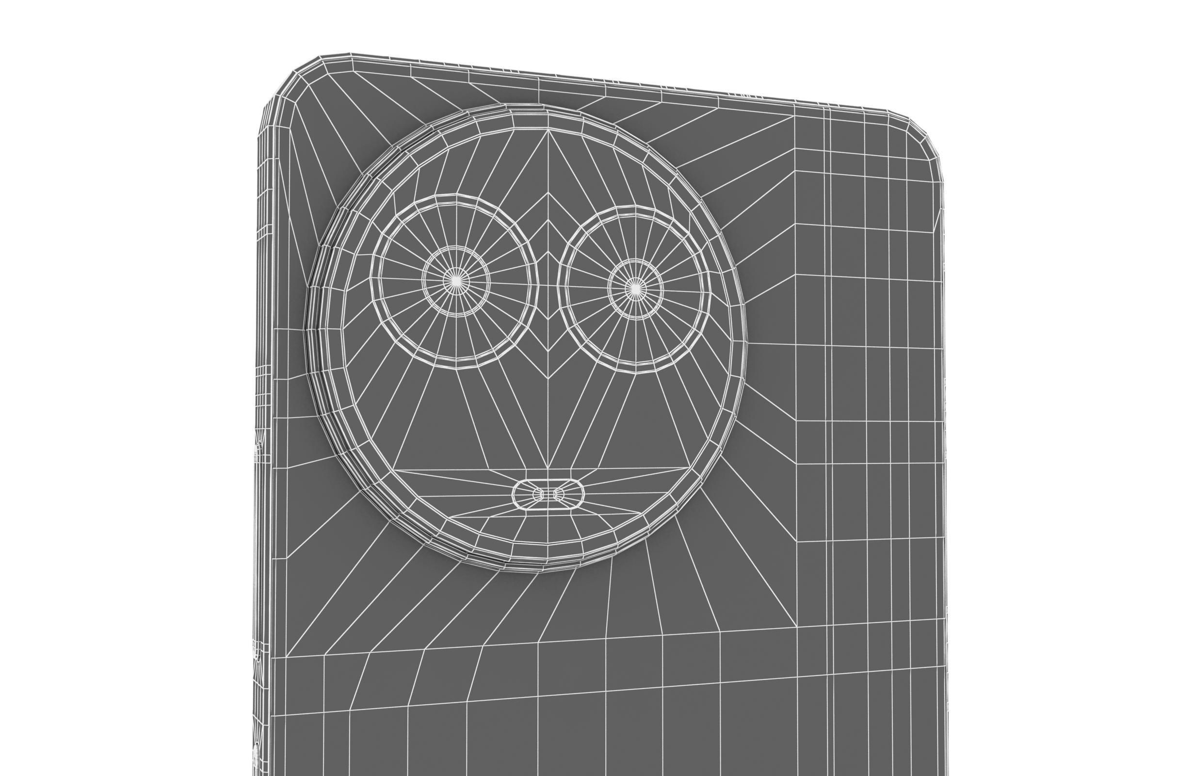 Realme 11 5G Black And Gold Low-poly 3D model_29