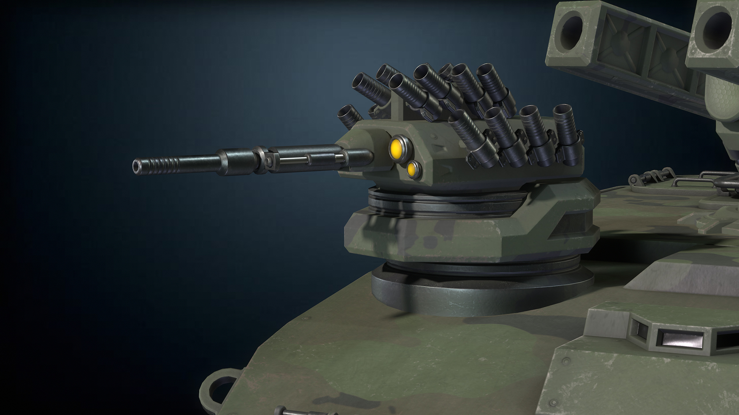 Military APC B420 Low-poly 3D model_3