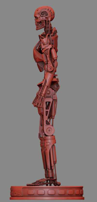 T-800 Terminator High Detal 3D print model_14