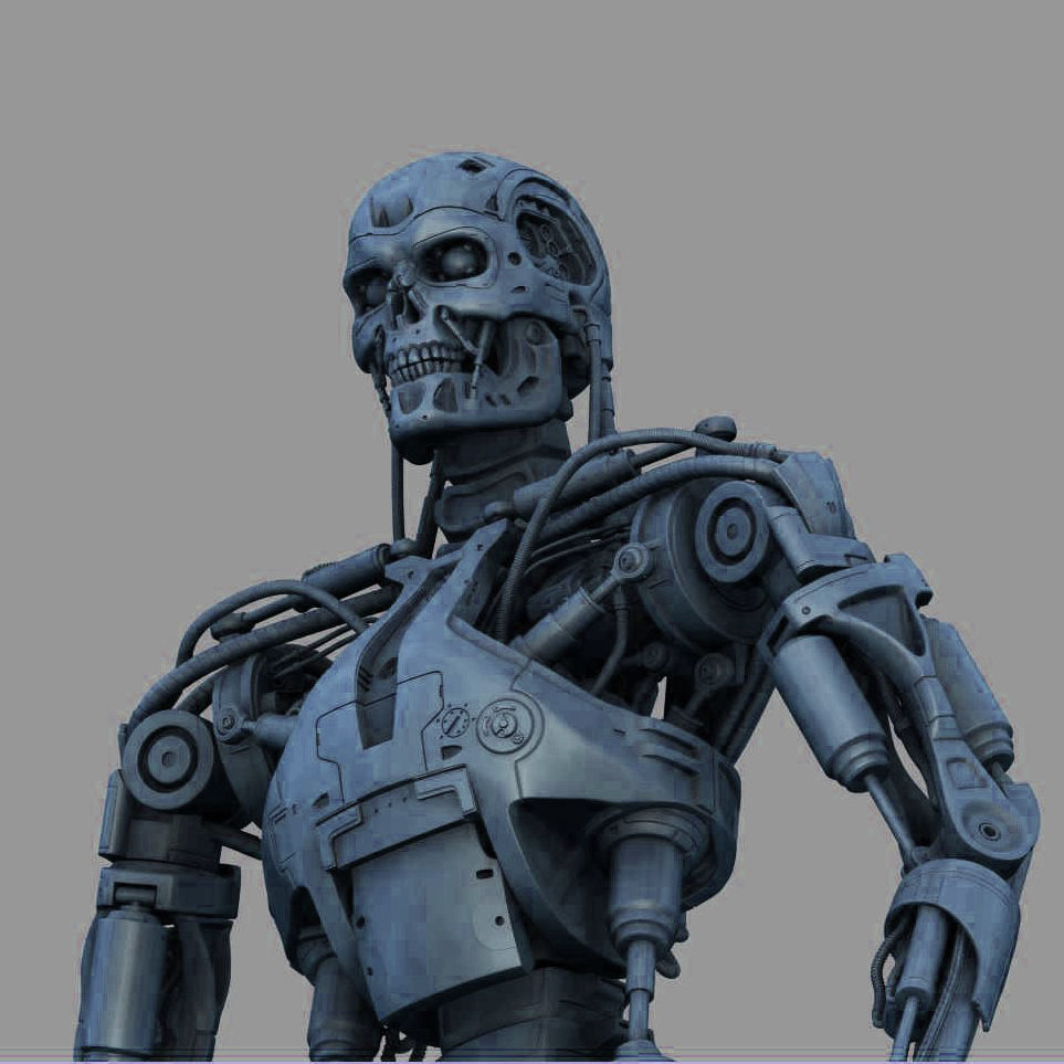 T-800 Terminator High Detal 3D print model_1