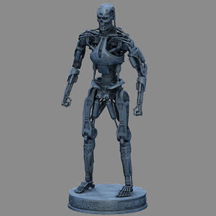 T-800 Terminator High Detal 3D print model_3
