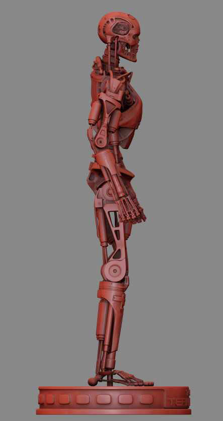 T-800 Terminator High Detal 3D print model_18