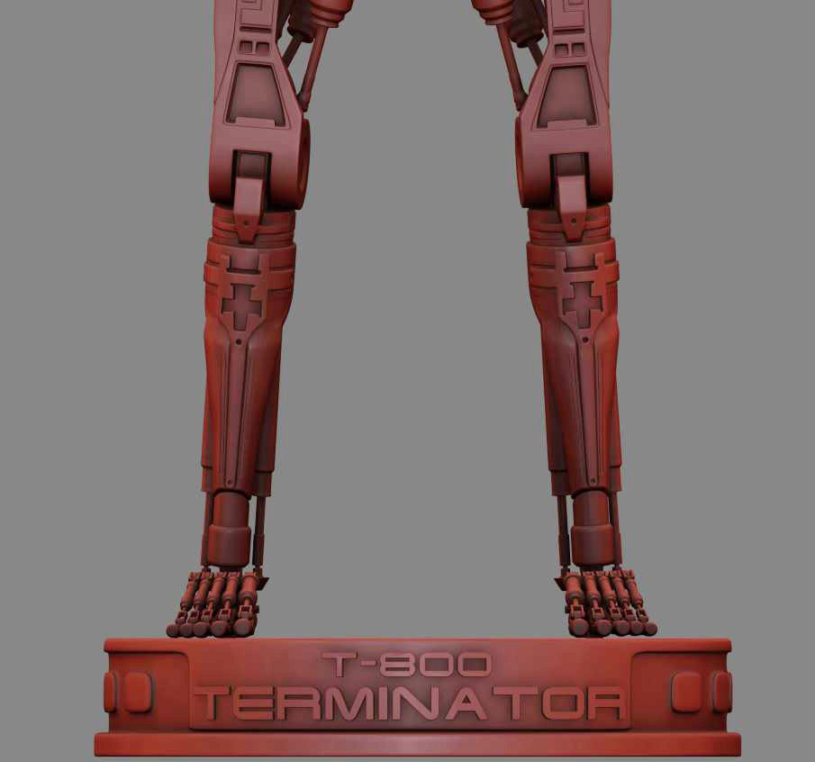 T-800 Terminator High Detal 3D print model_21