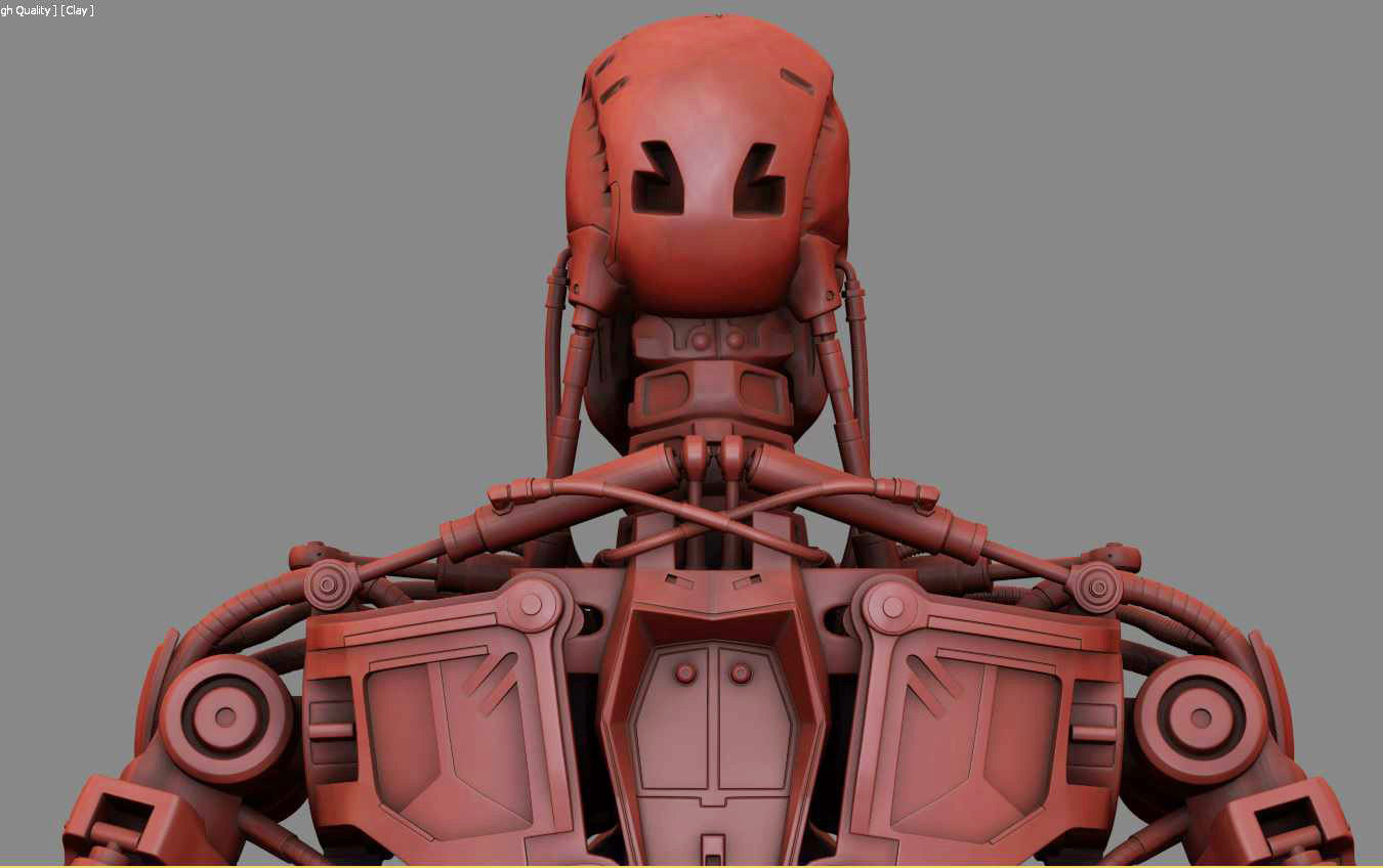 T-800 Terminator High Detal 3D print model_26