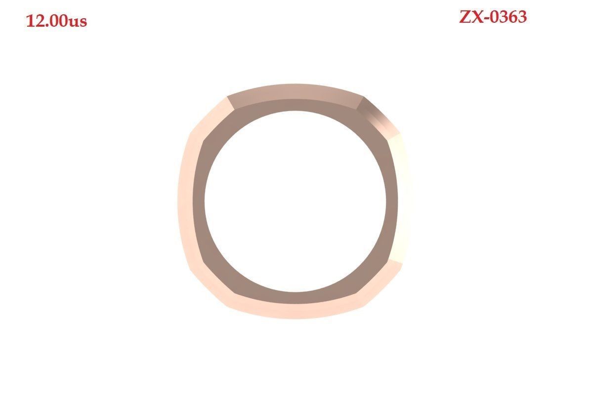 Wedding Ring  3D print model_9