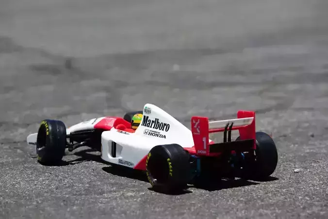 ARYTON SENNA MCLAREN MP4 6 3D PRINTED RC F1 CAR 3D print model