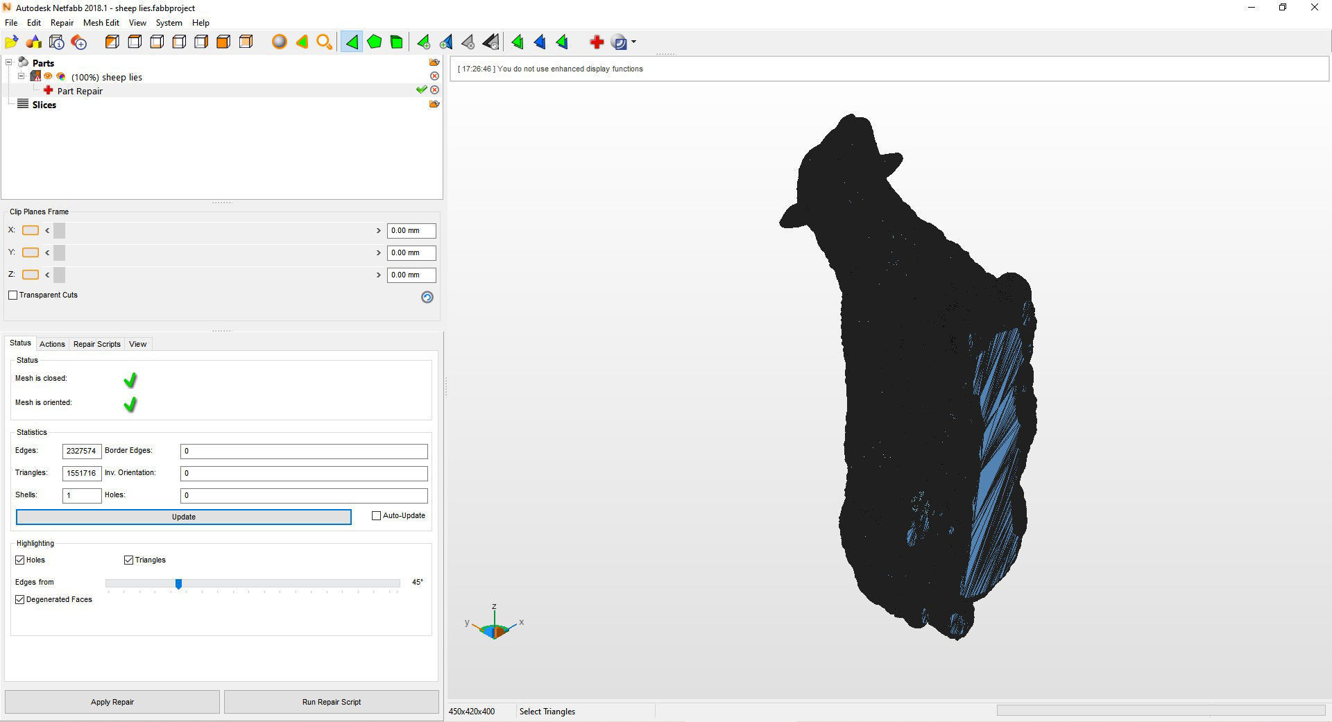 Sheep lies 3D print model_12