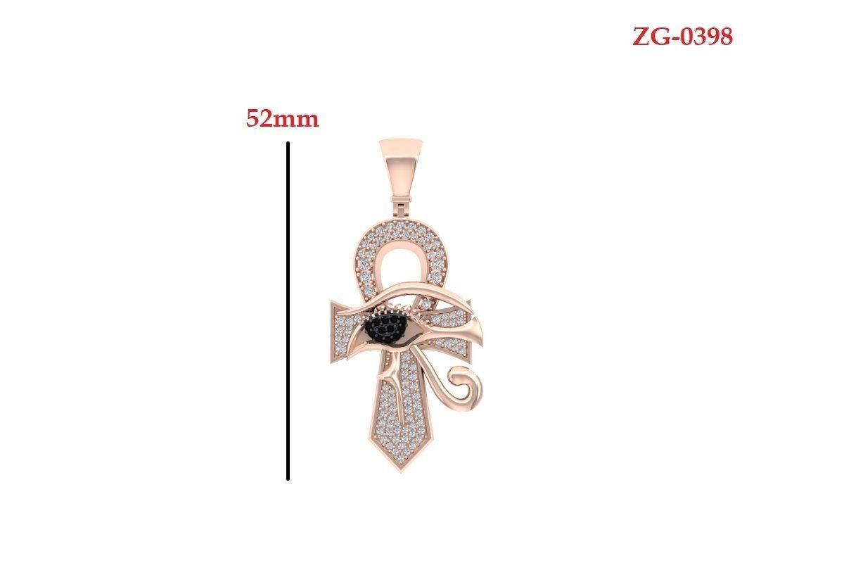 Antiq Pendant 3D print model_5