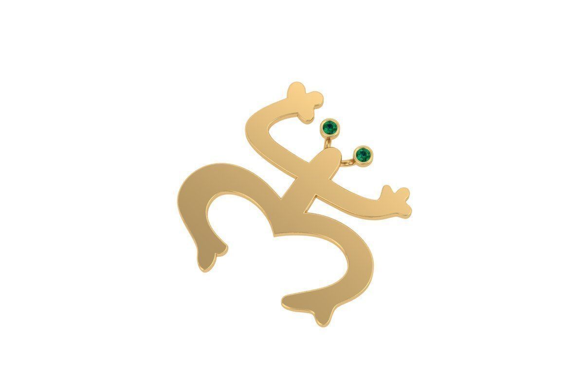 Antiq Pendant 3D print model_2