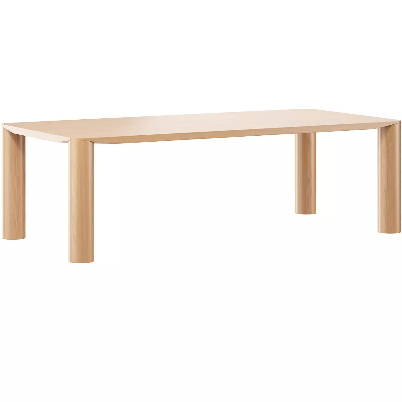 Eggen Ash Dining Table by Midj 3D model_0