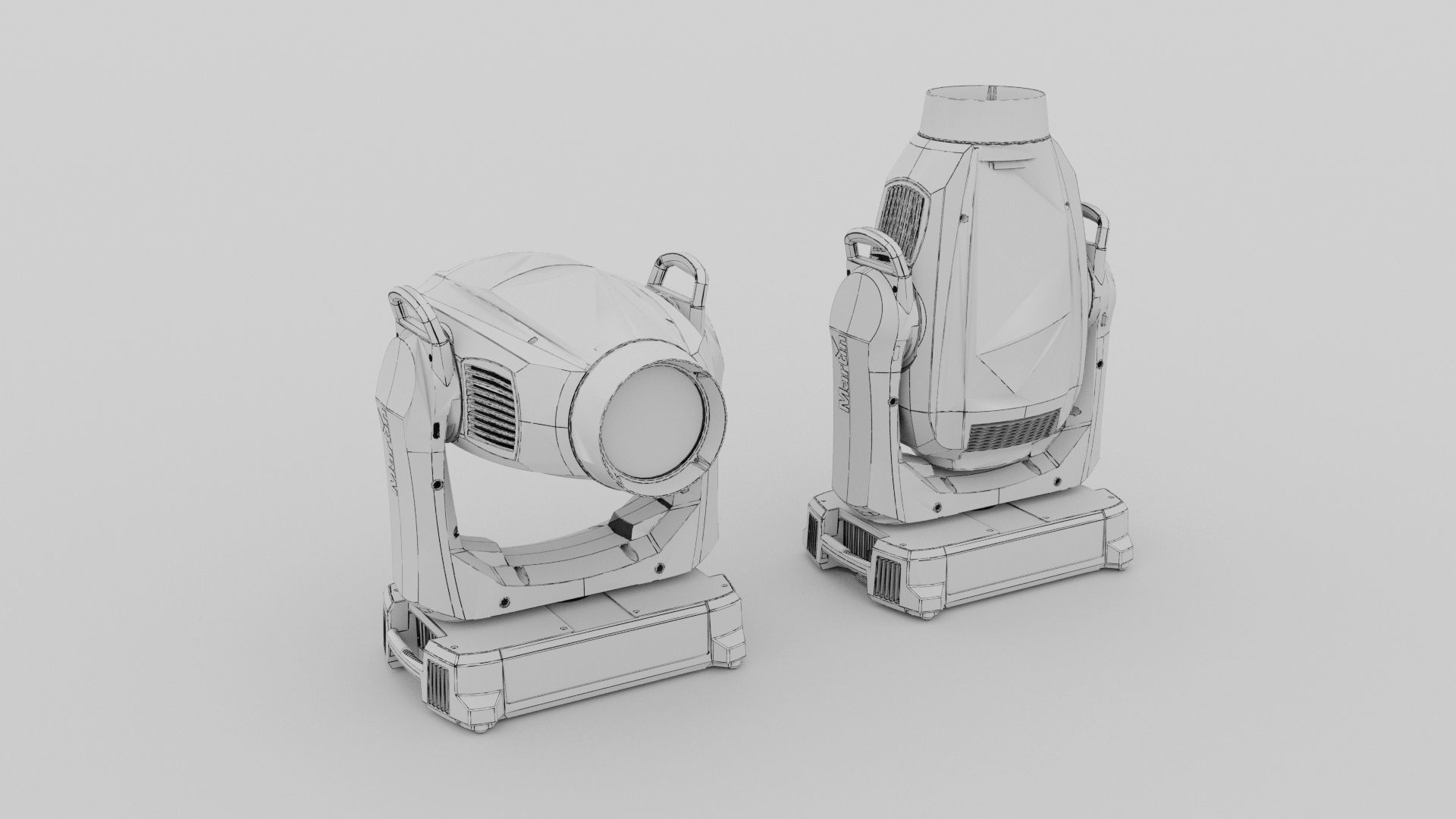 Concert Stage Spot Light Martin Viper 3D model_7