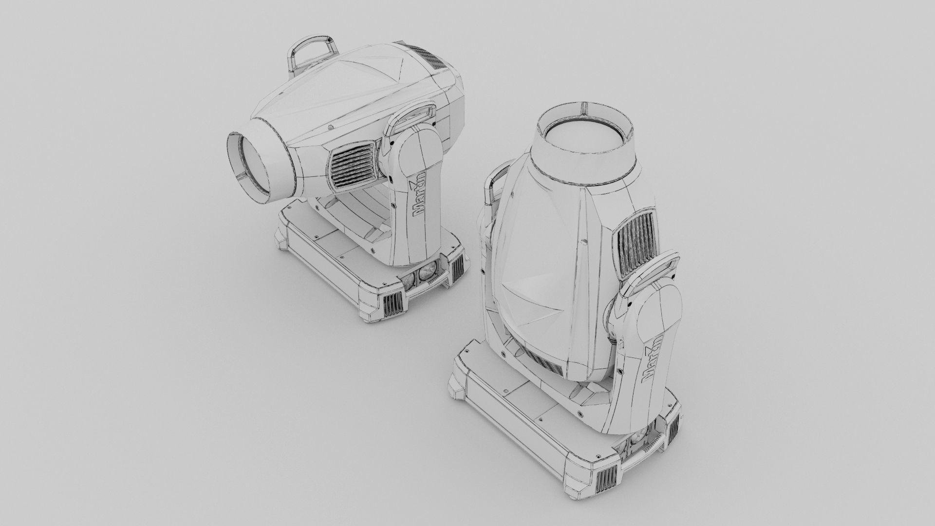 Concert Stage Spot Light Martin Viper 3D model_8