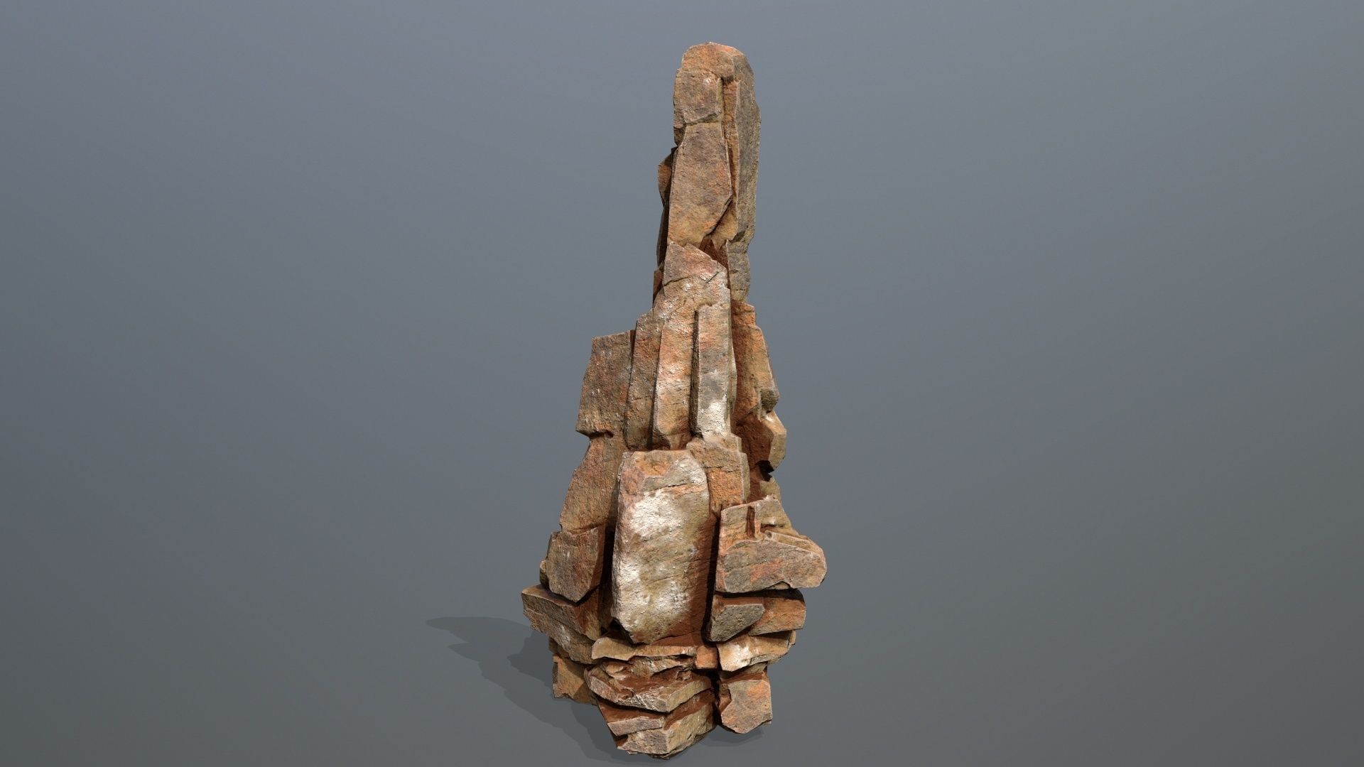 Desert Rocks Low-poly 3D model_8