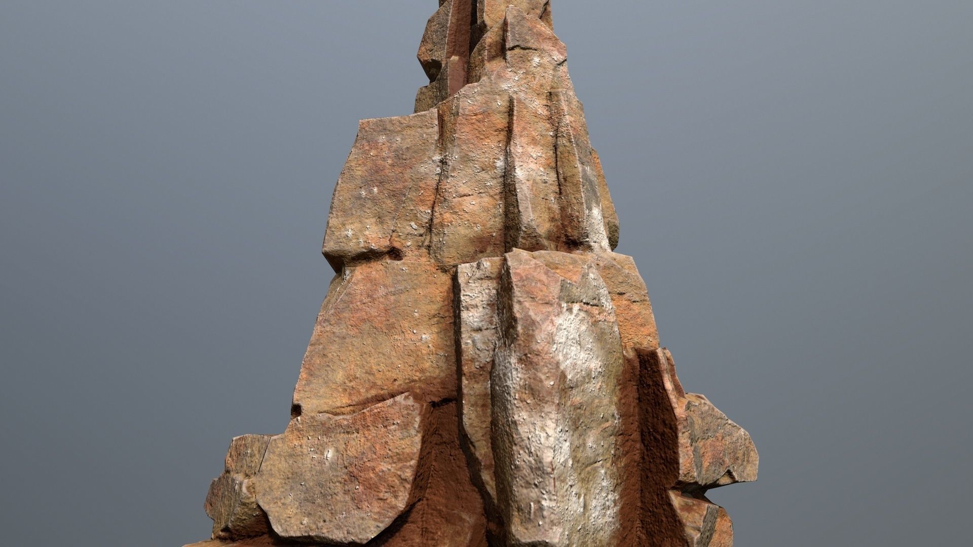 Desert Rocks Low-poly 3D model_6