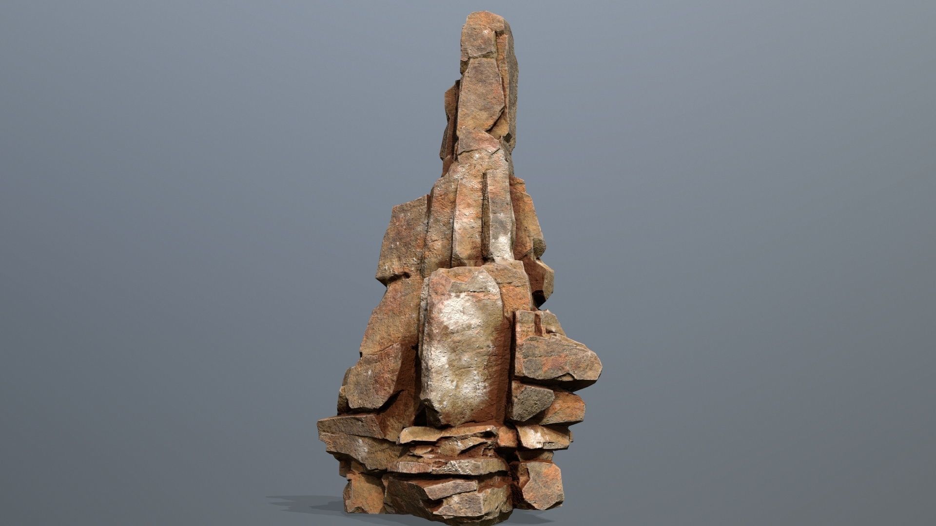 Desert Rocks Low-poly 3D model_15